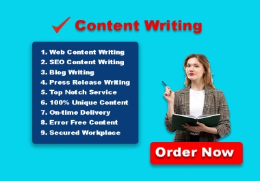 Provide 3000+ words of top-notch content writing,  blog posts,  and rewriting to improve your website'