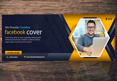 I will design an attractive social media cover for your business