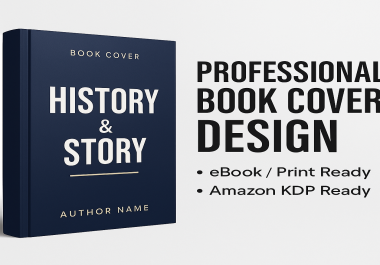 I Will Design Professional Book Cover For eBook,  Print,  And KDP Publishing
