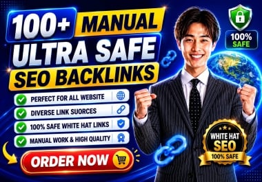 I will manually provide 100 seo backlinks high da quality dofollow link building google ranking