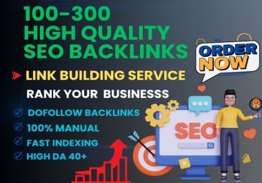 Manually Build 50 HQ Link Building Service for Google Ranking