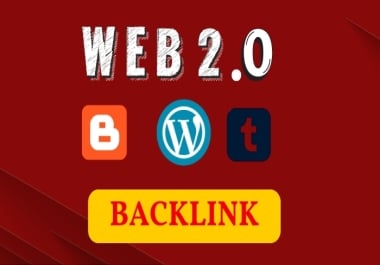I will do 150 web 2 0 backlinks manually
