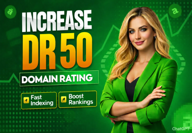 I will increase dr 50 plus white hat seo backlinks high quality link building Safe and guaranteed