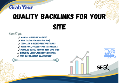 Build high Authority DoFollow Backlinks for SEO success