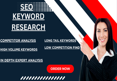 I will do seo keyword research and KGR keyword research