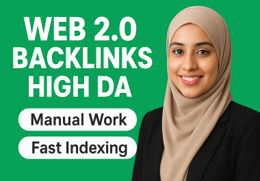 300 web 2.0 backlinks with high DA