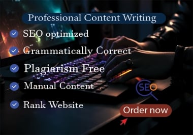 I Will Create High-Quality SEO Content writing blog that Speaks for Your Website