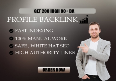 I Create High DA Manual Profile Backlinks to Boost Your website