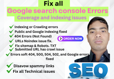 Index coverage issue,  Google search console errors index issues solved