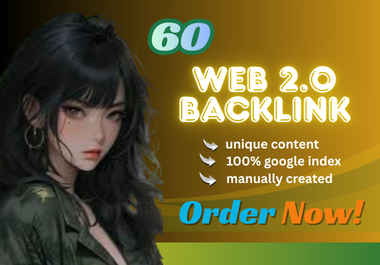 I Will Provide 60 effective Web 2.0 Link Building for your Website