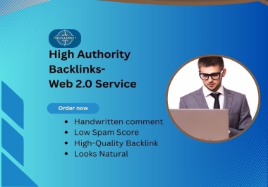 I will create web 2.0 backlinks manually 100 percent indexable