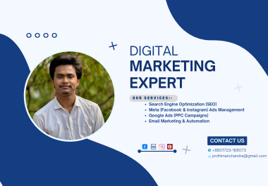 I will expertly handle Digital Marketing,  Virtual Assistance,  Accurate Typing & Data Entry Work