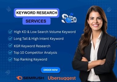 I Will Provide Advanced Keyword Research and competitor analysis&nbsp Service