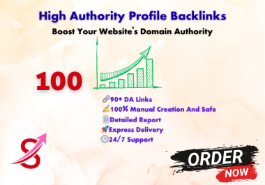 I will do powerful high authority DA 90 plus profile backlink service