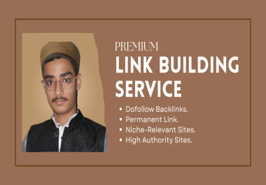 I will create high authority link building with dofollow backlinks for your website