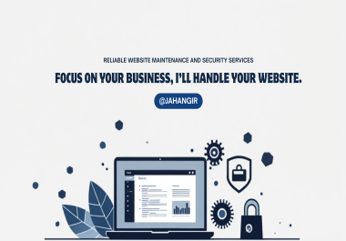 I will maintain,  update,  and secure your WordPress or Shopify website