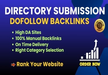 High Quality 110 Manual Directory Submission Dofollow Backlinks to Support Ranking