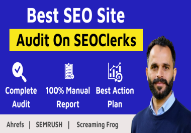 I will do SEO website audit and be your consultant