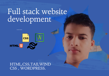 I will develop responsive website with html css js and wordpress