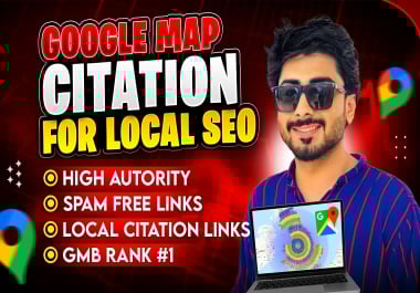 Local Citations,  2000 Google map citation Local SEO Improve Local Search Ranking