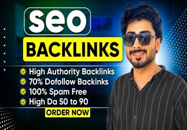 i will Build High Authority 105 SEO Backlinks to Boost Rankings