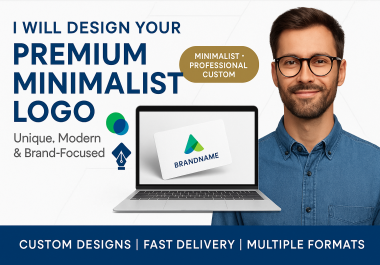 I Will Design a Professional Minimalist Logo and Premium Branding That Elevates Your Business