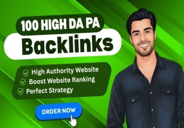 I Will Build High DA PA Backlinks with White Hat SEO Service for Google Ranking