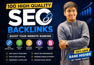 i will create 100 high quality seo backlinks