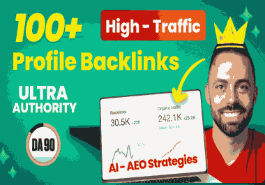 Skyrocket your SEO with 100 Ultra Authority Profile Backlinks High DA Dofollow Link Building