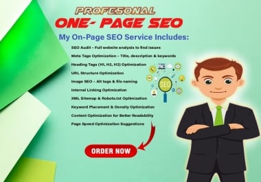 I will provide complete on page optimization for WordPress or any website