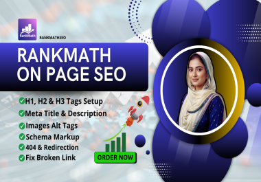WordPress On-Page SEO Optimization with Rank Math and Schema Markup