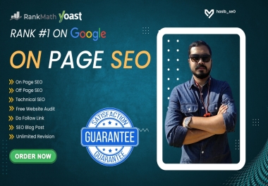 I will do onpage SEO and technical optimization for your website for top google ranking