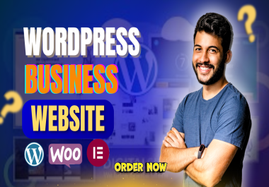build a professional WordPress website for your local business or service brand