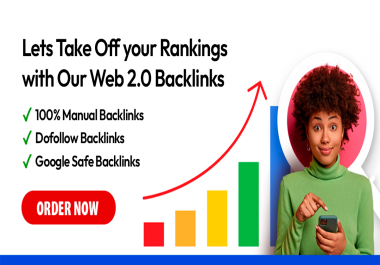 I will create 110 high quality manual web 2.0 backlinks for SEO