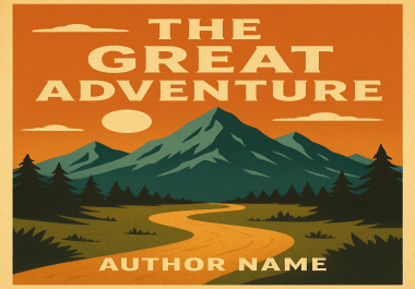 I will design book cover with illustration in semi realistic style