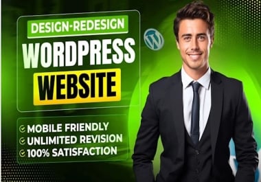 I will design a WordPress website using Kadence Pro and Kadence Blocks