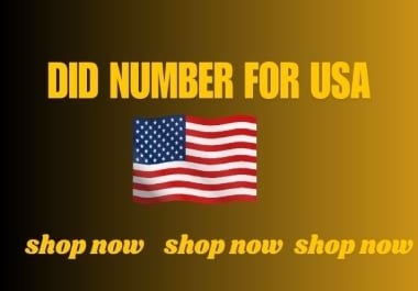 I can provide a USA DID number