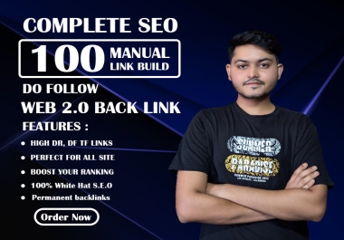 I will provide you with 100 Unique High Authority web 2.0 Backlink for increasing Search Engine rank