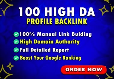 Boost Your Google Ranking with 100 Premium Manual Profile Backlink