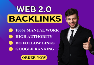 I will build high-quality Web 2.0 backlinks to improve your Google ranking