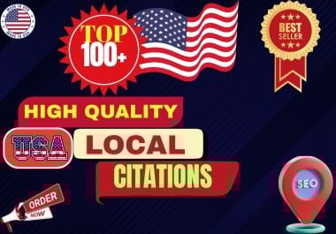 100 High quality USA Local citations