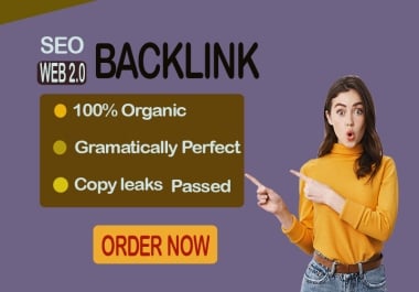 Get manual Web 2.0 backlinks to boost your website organically