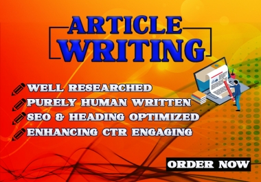 I Will Provide 1000 Words High Quality SEO Optimized Content For Your Website