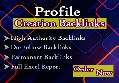 I will doing 150+ High quality Profile Backlinks for SEO Success