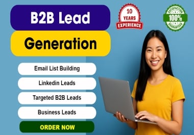 I Will Do Email,  Linkedin & B2B Lead Generation Within 24 Hours