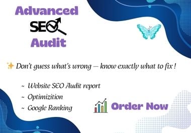 I create technical audit, indexing, sitemap, schema markup, SEO report for your website and action plan