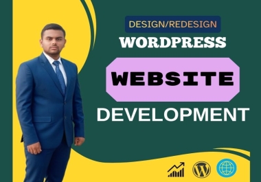 I will do a responsive WordPress website design and blog