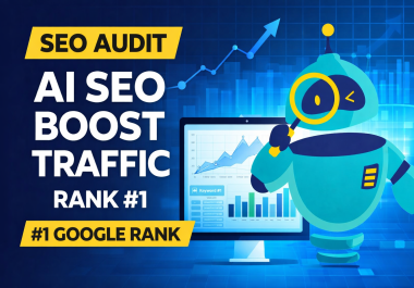 I will do AI powered SEO audit to boost your website traffic fast