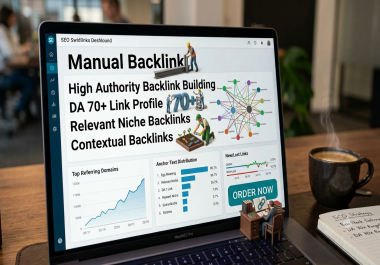 I Will Build Manual High Authority Backlinks on Real Traffic Websites