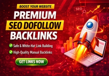 Create Manual 2100 High-Quality DA50+ Do-Follow Backlinks for SEO